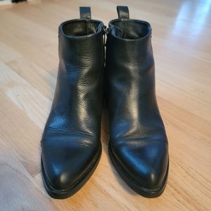 Gravity Pope Zinda Made in Spain Black Leather Chelsea Ankle Booties 8